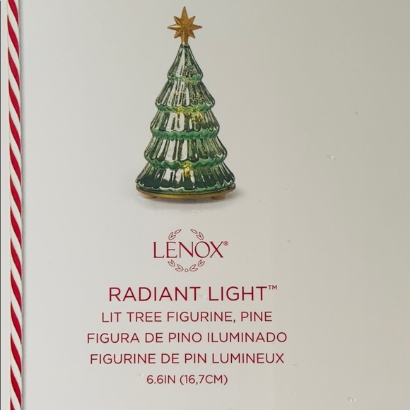Lenox Lit Mercury Glass Pine Tree - Picture 14 of 16